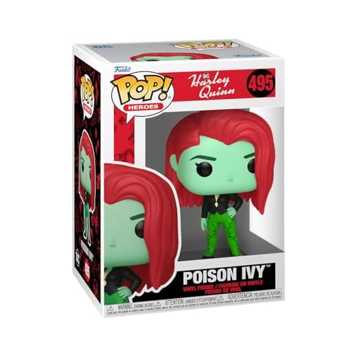 Funko Pop! Heroes: Harley Quinn Animated Series - Poison Ivy - Figura de Vinilo Coleccionable - Idea de Regalo- Mercancia Oficial - Juguetes para Niños y Adultos - TV Fans