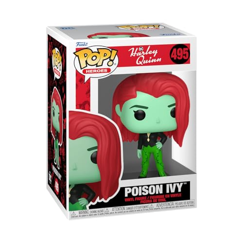 Funko POP! Heroes: Harley Quinn Animated Series - Poison Ivy - Collectable Vinyl Figure - Gift Idea - Official Merchandise - for Kids & Adults - TV Fans - Model Figure for Collectors and Display