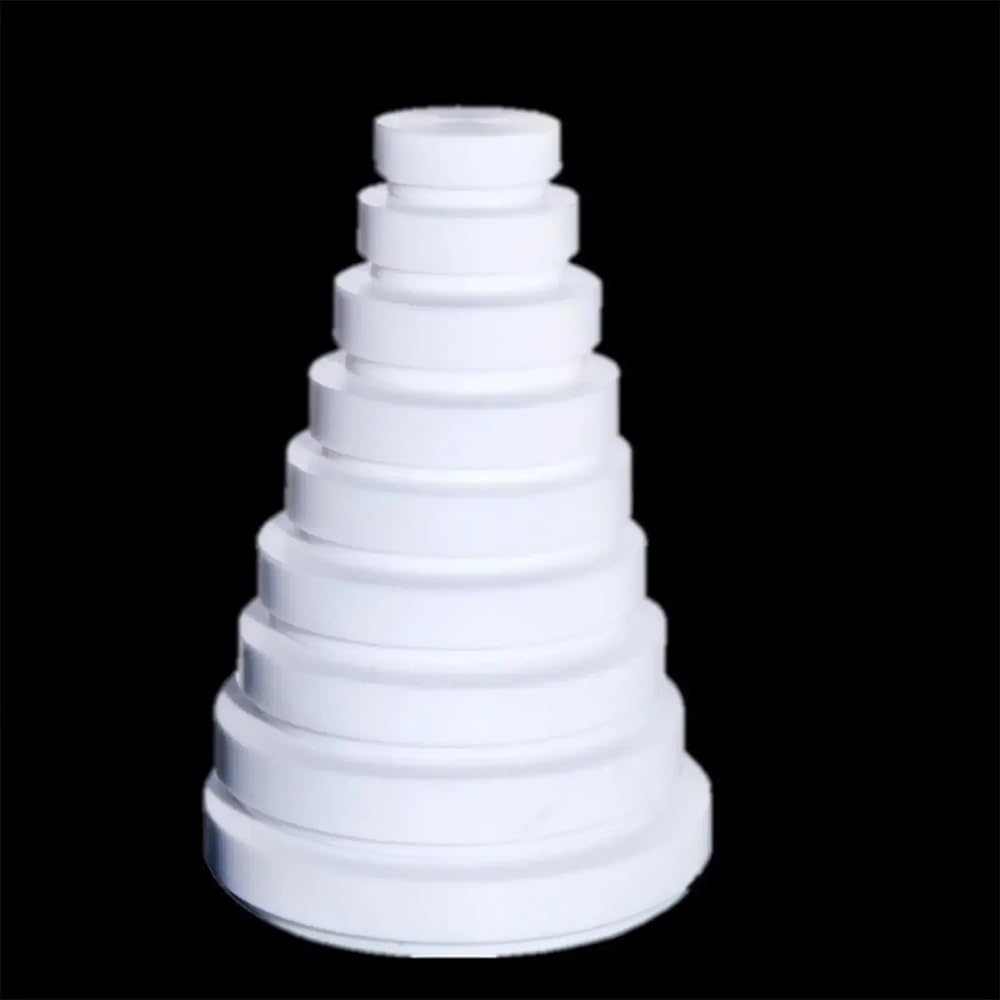 Recipiente de cultivo de PTFE, Placa de cultivo Petri PTFE 40-120 mm OD 15-17 mm de altura(90mm)