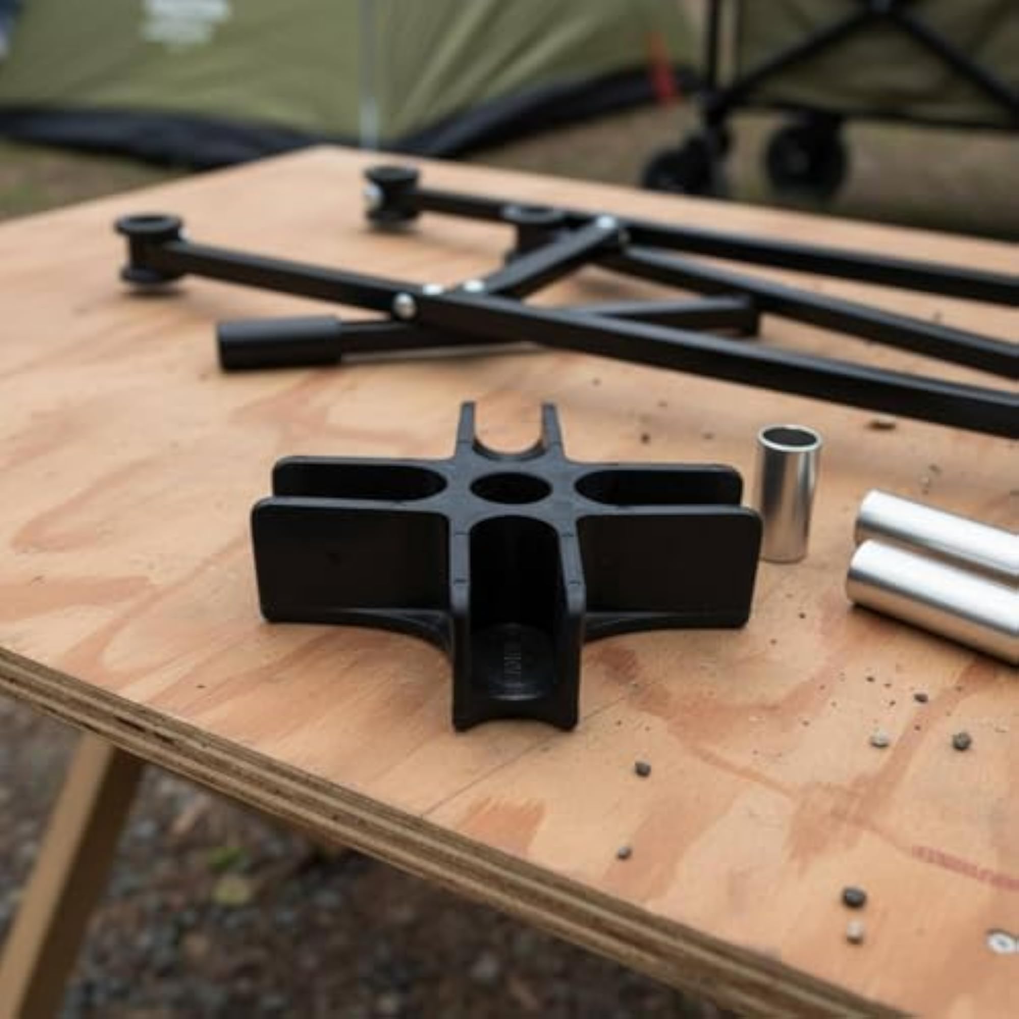 Oval Tube Connector Base for Camping Wagon Repair Kit, Heavy-Duty