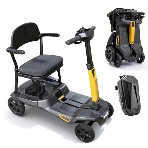 Image of Lightweight Mobility Scooter for Seniors, Powered Mobility Scooter for Adults Portable 37.5 lbs Aluminum Frame | Airline Approved | YL-985S