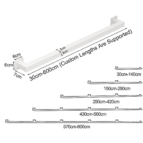 Barre d'appui métal blanc de qualité supérieure pour rampe d'escalier - 3