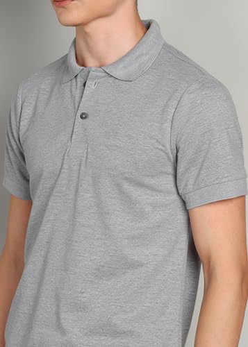Image of INKKR Men's Combo Polo Neck Cotton Blend Solid T-Shirt (Pack of 2)