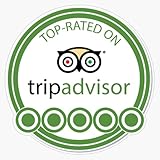 Five Star Rating Review Badge Customer Service Excellence Business 5' Vinyl Decal Bumper Sticker