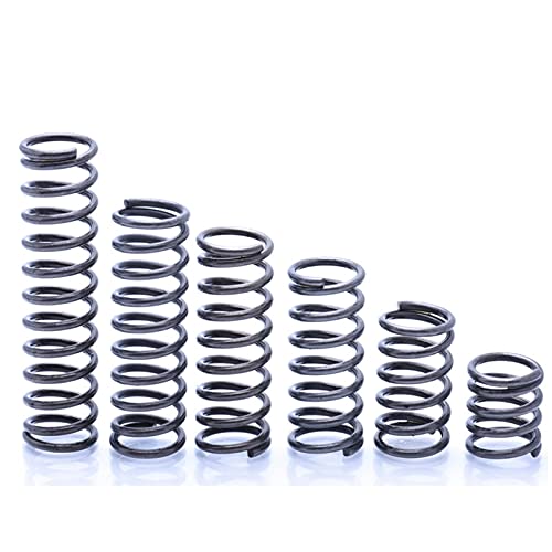 Buffer Compression 5PCS, 1.6x16x(60-100)mm Compression Springs, Wire Diameter 1.6mm, Outer Diameter 16mm, Length (60-100)mm, Y Type Spring Steel Compression Springs Spiral Loaded ( Size : Length 70mm