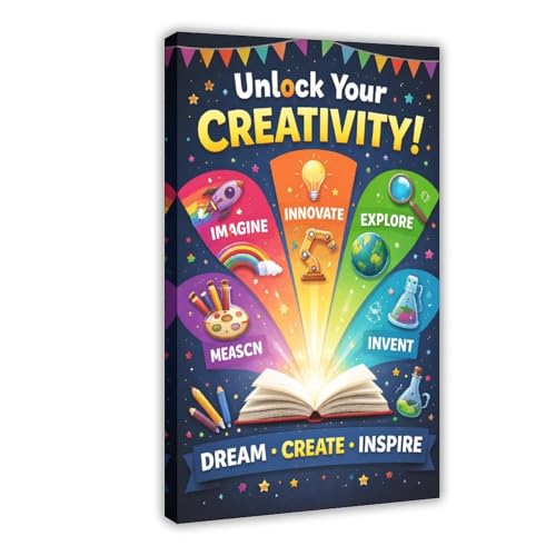 FtAmHbf Unleash Your Creativity And Encourage Innovation Poster Wall Art