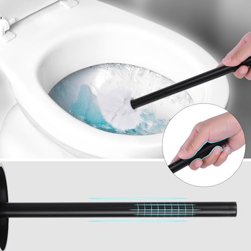 Image of Stainless Steel Wall Mounted Toilet Bowl Brush and Holder Bathroom