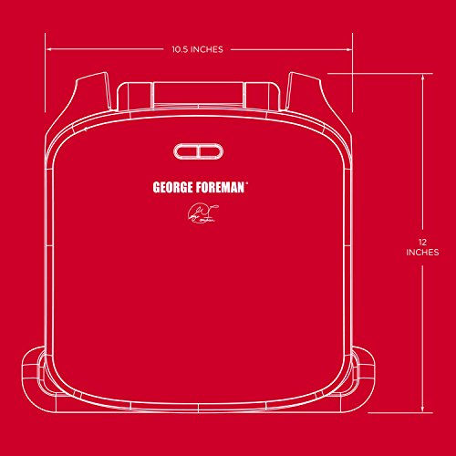 George Foreman 4-Serving Removable Plate Grill And Panini Press, Platinum, Grp3060P #TOP6