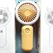 Grandeals wentylator mini wachlarz ręczny wiszący na nadgarstek przenośny wentylator lampka nocna ładowanie USB wentylatory dla dzieci i kobiet lato chłodziarka powietrza (kolor: D, rozmiar