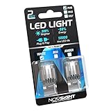 NOVSIGHT 7440 WY21W Reverse Back Up Light Bulbs White, 300% Extremely Bright T20 W21W Reverse Backup