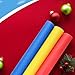 Leitee 8 Pack Pool Noodles Foam Swim Noodles 52 Inch Swimming Pool Noodle Bulk Bright Noodle Float Heavy Duty for Christmas Decorations