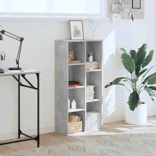 Estantería que ahorra espacio con 7 compartimentos de madera para dormitorios pequeños 3