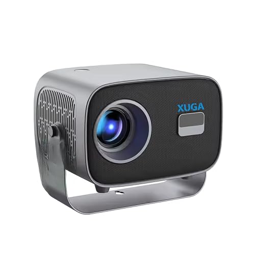 Image of XUGA- Cybernautt XP06 4X+ Fully Automatic Projector 4k Ultra HD | Native 1080P | 360 Rotation | 5500 Lumens, Android OS, WiFi 6, Powerful 5W Speaker, Portable Home Theater | Smart Projector for Room