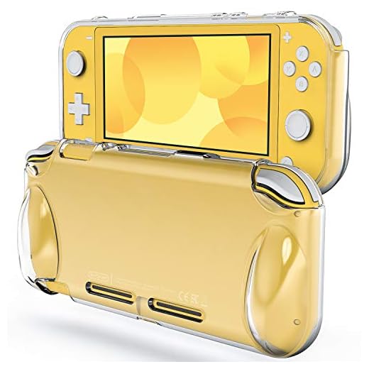JETech Funda Compatible Nintendo Switch Lite 2019, Carcasa de Protección, Anti-Choques/Arañazo (Transparente)