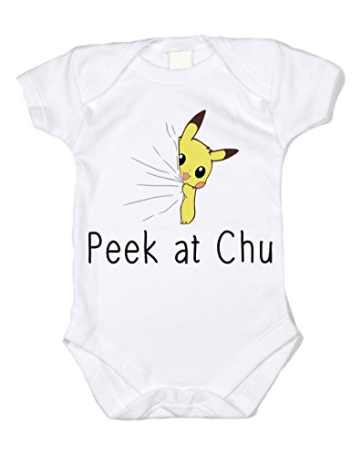 Image of Dittoxpression Peek at Chu Unisex Baby Bodysuit (6-12MO)