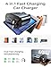 LISEN Retractable Car Charger for iPhone 17, 69W USB C Car Accessories Adapter USB C Charger Fast Charging, Gifts for Women Men, Travel Essentials, for iPhone 17 Pro Max Air 16 15 14 13 12 Samsung S25