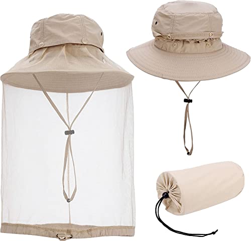 Mogokoyo Moskito Kopfnetz Hut Imkerhut Anti-Moskito Sonnenhut Fischerhut...