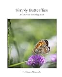 Simply Butterflies: A Color Me Coloring Book