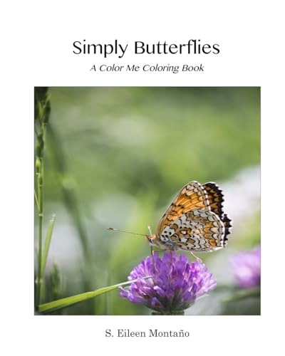 Simply Butterflies: A Color Me Coloring Book