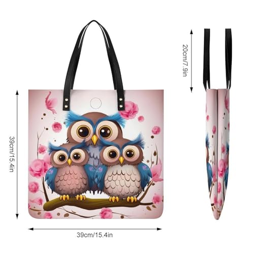 Schnauzer Work Tote Bag for Women Leather Shoulder Bag with Magnetic Buckle Purse And Handbags2