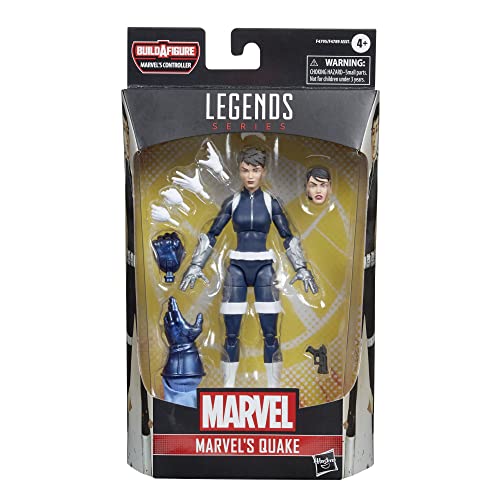 Marvel Legends Series Quake Secret Warriors Comics Action Figure 6-Inch Collectible Toy, 5 Accessories, 2 Build-A-Figure Parts #TOP1