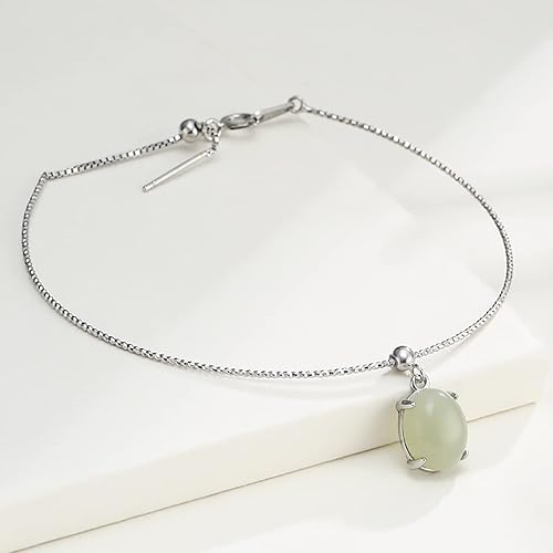 Miniatura 3 de Bandeja colgante de plata de ley 925 para bricolaje, configuración de base de camafeo con cuentas deslizantes de silicona de 0.118 in para 4 x 65 x