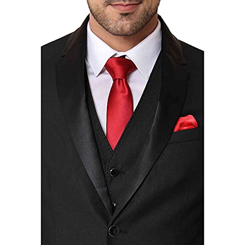 Image of blackberrys Structured Polyester Blend Slim Fit Mens Casual Wear Suit (S21BB56Z2PA18FL-P)