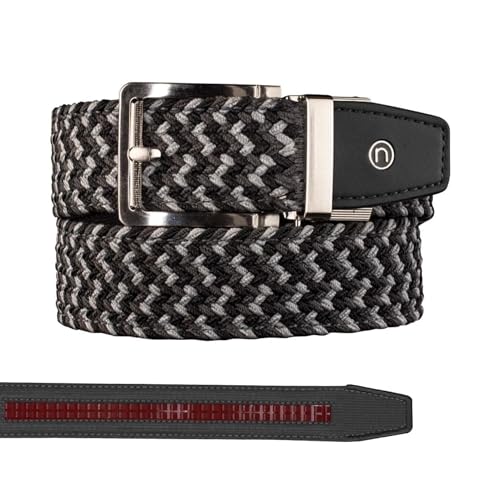 Image of Nexbelt Men's Braided Ratchet Golf Belt - Adjustable, Stretch Fit - For Casual Wear & Golfing (Fits up to 50 inch)