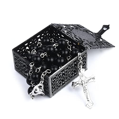 First Communion Rosarys for Girls and Boys, RosaryBeads Catholic for Men, Women, Rosary Necklace as Gifts for Mother, Grandmother, Elders3