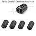 Clip-on Noise Filter,VSKEY [10pcs 7.0mm] Anti-Interference High-Frequency Ferrite Core Choke Clip for Speakers,Video,Radio,Amplifier,Home Audio Device Noise Suppressor (0.275 inch Inner Diameter)