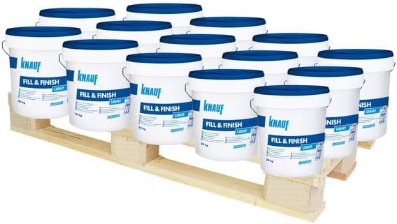 Knauf Fill & Finish Light 660 kg - Joint Filling - Clean Transition to Zero - Very Easy to Sand