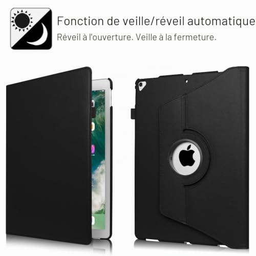Coque iPad Pro 12.9 antichoc pivotante avec rabat intelligent - 2