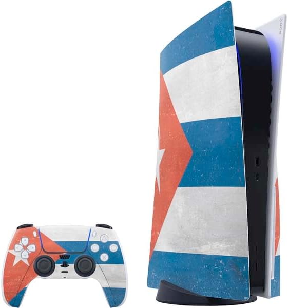 Skinit Decal Gaming Skin Compatible with PS5 Bundle - Mexico Flag Design