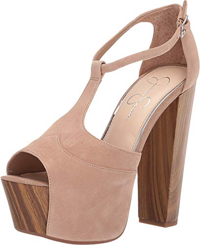 Image of Jessica Simpson Womens Dany 3 Floral Heeled Platform Sandals