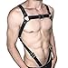 ROIEIIR Men's Punk Body Harness Gothic Men Chest Bondage Men Gay Harness Sexy Bondage Body Harnais Sexy Chest Harness Fetish Costumes Suspenders