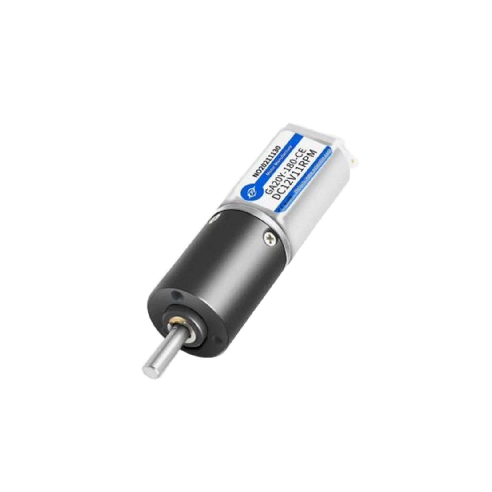Moteur réducteur 20mm180 miniature DC 12V 24V à vitesse réglable 17rpm