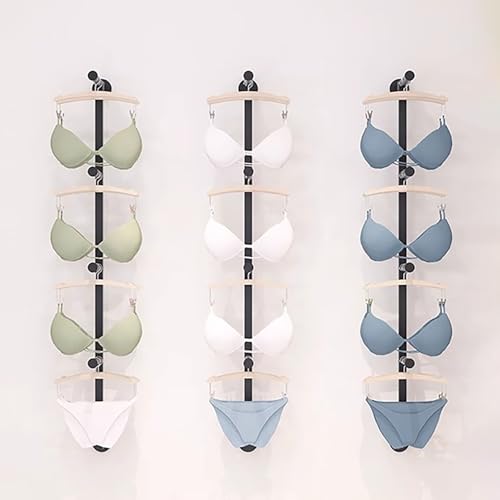 Perchero de pared para ropa interior y expositor de tiendas multifuncional 2