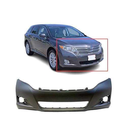 Image of FitParts Compatible with Toyota Venza 2009-2016 Front Bumper Cover | Primed, AWD, Ready to Paint, OEM 521190T900, TO1000354