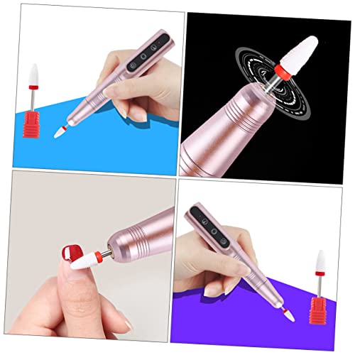 Pulidor eléctrico de uñas portátil con batería recargable miniatura 4