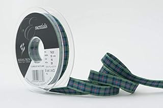 Berisfords Polyester Tartan, Flower of Scotland, 10.4 x 10.4 x 1.6 cm