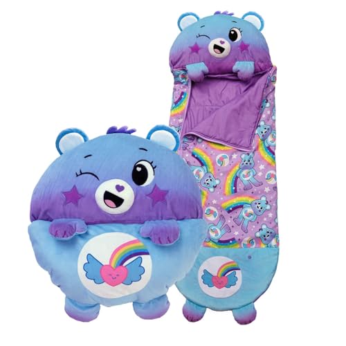 Happy Nappers Care Bears - Dream Bright Bear (Medium) - Plüsch Kuschelschlafsäcke für Kinder - Weiches & kuscheliges Material - Eine wunderbare Geschenkidee für Mädchen & Jungen