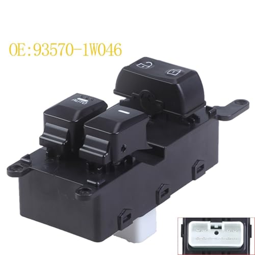 Panneau de commande de lève-vitre 935701W046 pour interrupteur Kia Rio 2013-2016 - 2
