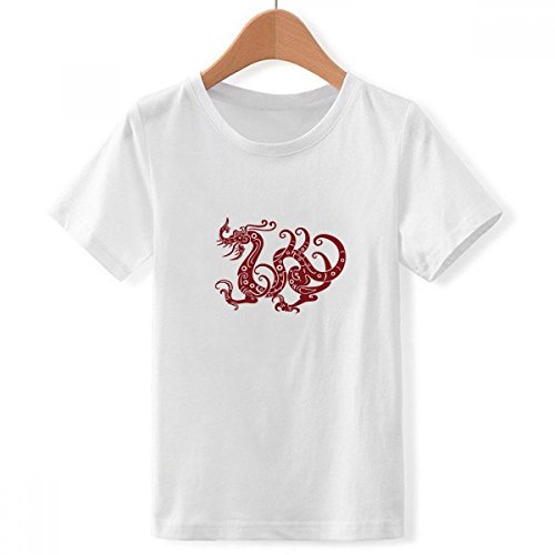 T-shirt dragon chinois multicolore pour look streetwear ado en 3XL