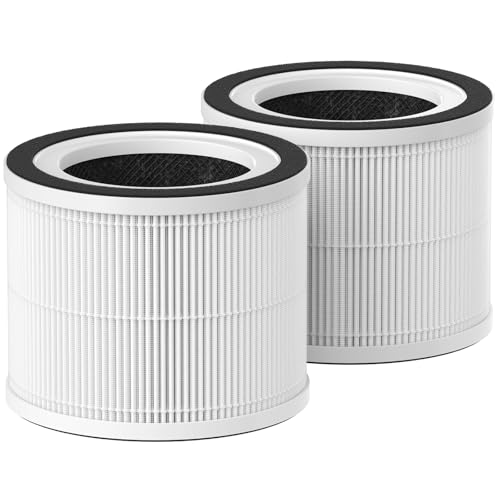 Image of 2 Pack True HEPA Replacement Filter for HIMOX H06 & Afloia Gala Air Purifiers, 3-Stage Filtration with Activated Carbon