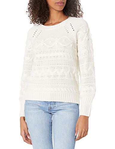 BB Dakota by Steve Madden Women's Doing The Most Sweater, Ivory, Large BB Dakota by Steve Madden Women's Doing The Most Sweater, Ivory, Large