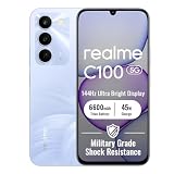 realme C100 5G Smartphone 4+256GB, Viola Fiorito, Schermo 6,8 pollici, Display LCD 144Hz, Ricarica Ultra Veloce 45W, Batteria 6600mAh, Fotocamera AI 50MP, Chipset MediaTek Dimensity 6300, IP64