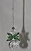 Crystal Guardian Angel Rear View Mirror Car Charm, Archangel Raphael, Travel Protection, Healing