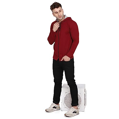 Image of Geum Men's Hooded Neck Full Sleeves T-Shirt