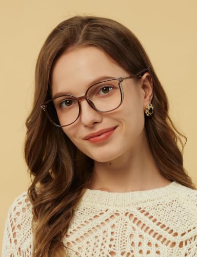 Image of GUDVUE Blue Light Blocking Glasses for Woman /Women Metal Lightweight | Computer Glasses Woman with Clear Lens and Anti Glare, Reduce Digital Eye Strain