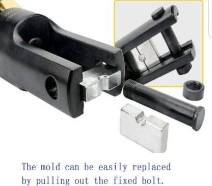 Image of LEYDEN YQK-300 Hydraulic Crimping Tool 16-300mm for Copper, Aluminum Terminal Pliers 120KN Pressure Manual Crimper for Cable Lugs Termination with 11 Pair of Dies